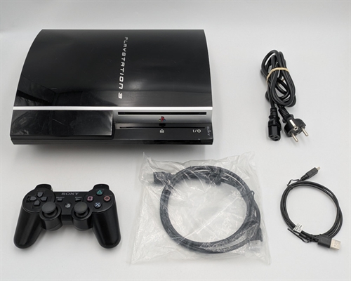 Playstation 3 Konsol - FAT - 80 GB - SNR 02-27437420-1444131-CECHK03 (B Grade) (Genbrug)